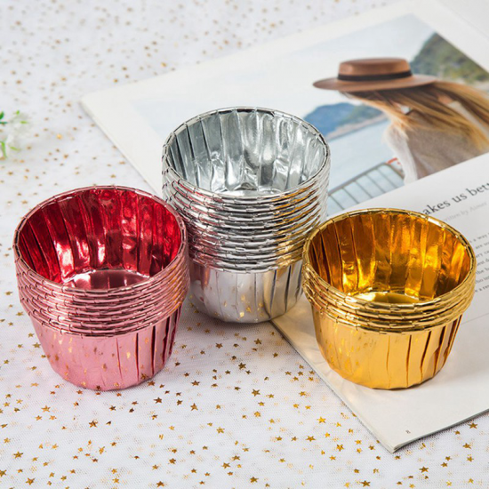 Aluminium Foil Baking Cups / Muffin Liners